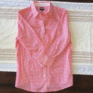 Beautiful Talbots Pink Wrinkle Resistant Blouse